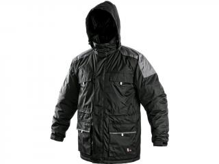 Pánská zimní bunda FREMONT, černo-šedá Velikosti: L