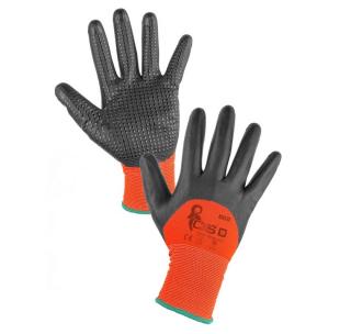 Pracovní rukavice Misti do olejnatého prostředí Velikost: 10