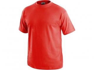 Tričko CXS DANIEL, krátký rukáv, červené Velikost: XL