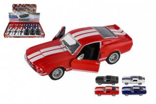 Auto Kinsmart Shelby GT-500 kov/plast 13cm na zpětné natažení 4 barvy (1 ks)