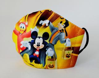 Dětská rouška - Mickey Mouse Halloween