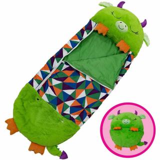 Dětský spací pytel - spacák v designu zvířátek Barva: Zelená příšerka