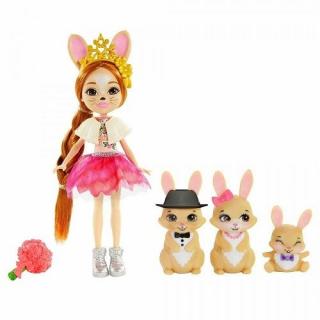 Enchantimals Rodinka s králíčky - Brystal Bunny Family, skladem