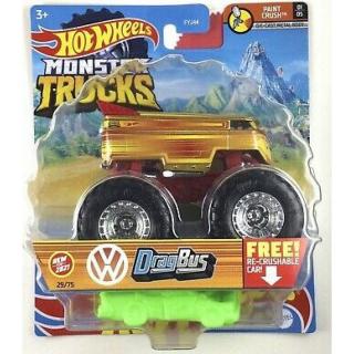 Hot Wheels Monster Trucks - VW DragBus - Kaskadérské kousky