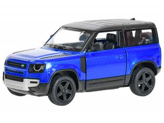 Land Rover Defender 90 1:36 kovový model skladem Barva: Modrá