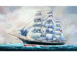 Model Klipper Cutty Sark 1:180 23x36cm skladem