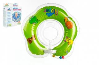 Plavací nákrčník Flipper - zelený kruh 0m+