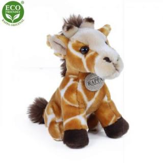 Plyšová žirafa sedící 18 cm ECO-FRIENDLY, skladem