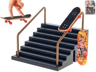 Rampa - schodiště pro prstový skateboard