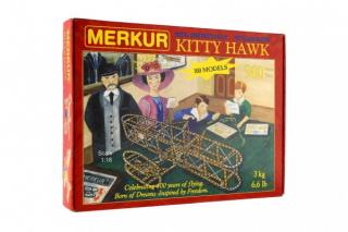 Stavebnice MERKUR Kitty Hawk 100 modelů 900ks v krabici 36x27x5cm