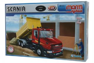 Stavebnice Monti System MS 62.1 Scania 1:48 v krabici 32x20,5x7,5cm