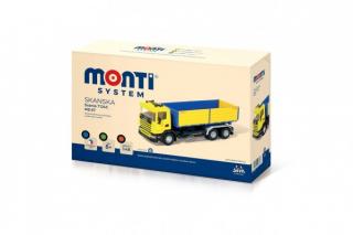 Stavebnice Monti System MS 67 Scania Skanska 1:48 v krabici 32x20,5x7,5cm