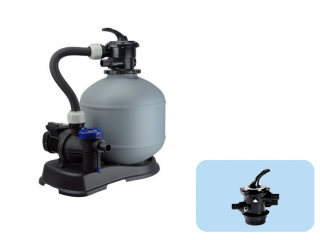6-cestný přepínací ventil pro filtrace 8 - 12 - 15 m3/h
