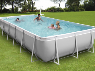 Technypools Bazénový set SUPREME 1000 9,51 x 5,66 x 1,32 m (0521K) Barva: modrá