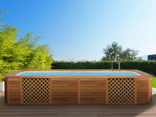 Technypools NATURAL WOOD ELEGANCE 1000 9,85 x 5,80 x 1,25 m (0407KS)