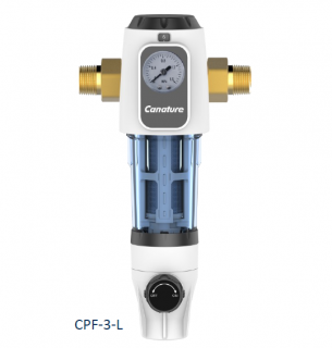 Odkalovací filtr Canature CPF-3-L, 3 m3/h, (vč. manometru) - 1