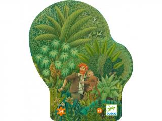 DJECO Puzzle Pestrobarevná džungle 54 dílků