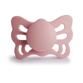 Frigg Dudlík Frigg Butterfly Baby Pink silikon vel.1