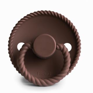 Frigg Dudlík Frigg Rope Cocoa silikon vel.1