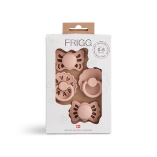 Frigg Startovací set dudlíků Frigg Baby's First Floral Heart Blush