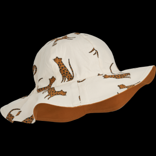 Liewood Oboustranný klobouk Amelia Leopard Sandy velikost 3-4Y