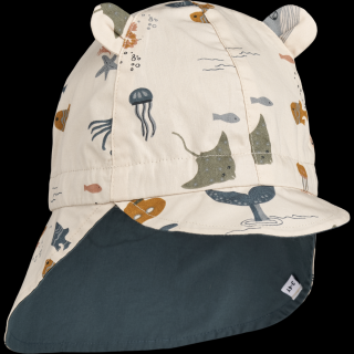 Liewood Oboustranný klobouk Gorm Sea Creature Sandy - velikost 1-2Y
