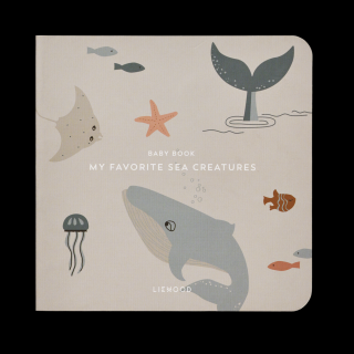 Liewood Obrazková kniha pro nejmenší Bertie Sea creatures Sandy