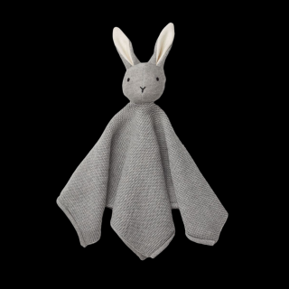 Liewood Pletený muchláček Milo Rabbit grey melange