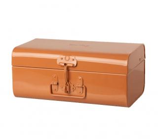 Maileg Plechový kufřík Storage Suitcase Small Barva: Oranžová