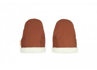 Nobodinoz Rukavice na kočárek Baby on the go Clay Brown