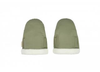 Nobodinoz Rukavice na kočárek Baby on the go Olive Green