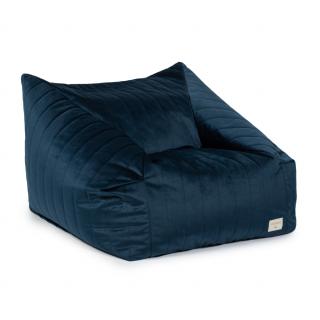 Nobodinoz Sedací vak Chelsea Velvet Night Blue