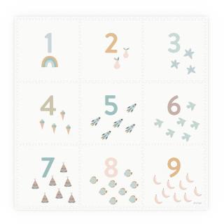 Play & Go Oboustranná puzzle podložka Čísla Dots