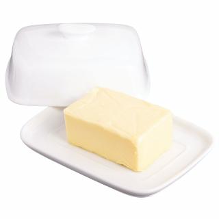 KITCHENCRAFT dóza na máslo bílá porcelánová
