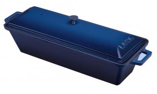 Pekáč terina litinový 26,5x8,5x6 cm modrý, LAVA