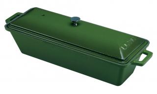 Pekáč terina litinový 26,5x8,5x6 cm zelený, LAVA