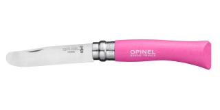 Zavírací dětský nůž N°07 MY FIRST 8 cm růžový, OPINEL