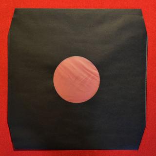Papírový obal na vinyl LP (12 ) černý s HDPE folií,zkosené hrany 1 KS