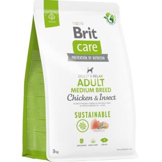 Brit Care Dog Sustainable Adult Medium Breed 3,0 kg