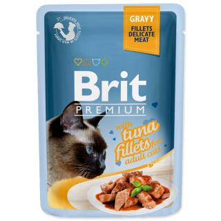 BRIT Premium Cat Kapsička Delicate Fillets in Gravy with Tuna 85g