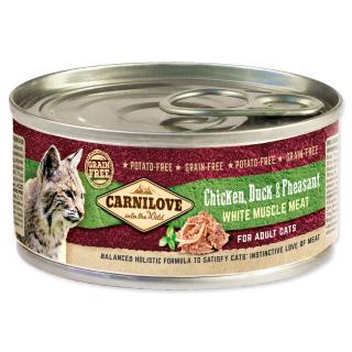 CARNILOVE Chicken, Duck & Pheasant for Adult Cats 100g