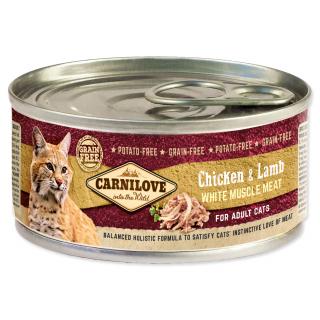 CARNILOVE Chicken & Lamb for Adult Cats 100g