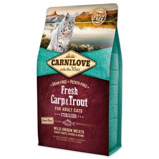 CARNILOVE Fresh Carp & Trout Sterilised for Adult cats 2 kg