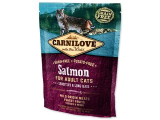 CARNILOVE Salmon Adult Cats Sensitive and Long Hair 400 g