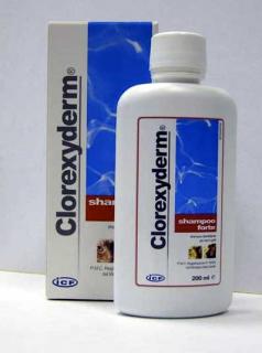 Clorexyderm Forte šampon pro psy, kočky 200ml