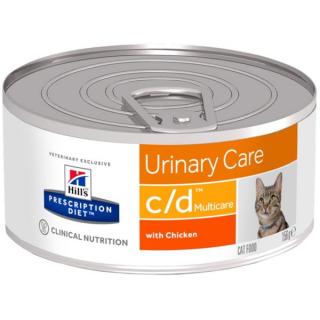 Hills Feline C/D konzerva-hrubě mletá 156 g