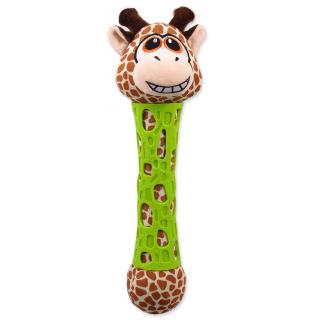 Hračka BeFUN TPR+plyš žirafa puppy 39 cm