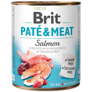 Konzerva BRIT Paté & Meat Salmon 800g
