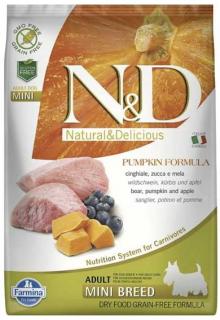 N&D Grain Free Dog Adult Mini Pumpkin Boar & Apple 2,5 kg
