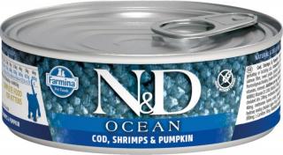 N&D OCEAN Cat Kitten Codfish & Shrimps & Pumpkin 80 g